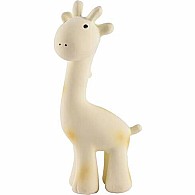 Giraffe Natural Organic Rubber Teether, Rattle & Bath Toy 