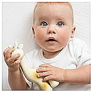 Giraffe Natural Organic Rubber Teether, Rattle & Bath Toy 