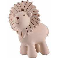 Lion Natural Organic Rubber Teether, Rattle & Bath Toy