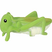 Grasshopper Natural Rubber Teether, Rattle & Bath Toy