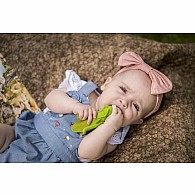 Grasshopper Natural Rubber Teether, Rattle & Bath Toy