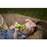 Grasshopper Natural Rubber Teether, Rattle & Bath Toy