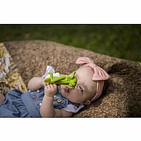 Grasshopper Natural Rubber Teether, Rattle & Bath Toy