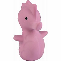 Sea Horse Natural Organic Rubber Teether, Rattle & Bath Toy 