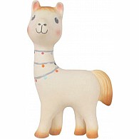 Lilith The Llama Natural Organic Rubber Rattle Toy