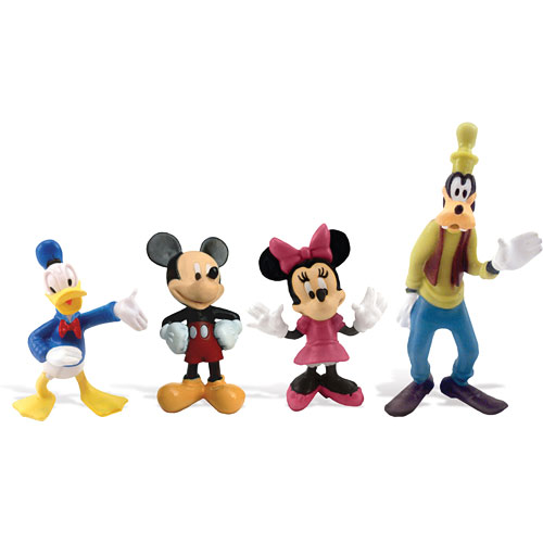 Geography Bonus ratio Disney - 4 Pack: Mickey & Friends Figurine Set (Mickey Mouse, Minne Mouse,  Goofy & Donald Duck) - Boon Companion Toys