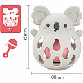 Silicone Wobbler Rattle - Koala