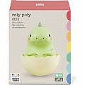 Roly Poly Wobbling Rattle - Dino