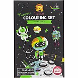 Neon Coloring Set - Outer Space