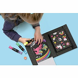 Neon Coloring Set - Unicorns and Friends