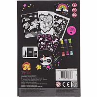 Neon Coloring Set - Unicorns and Friends