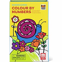 Color By Numbers - Rainbow Garden