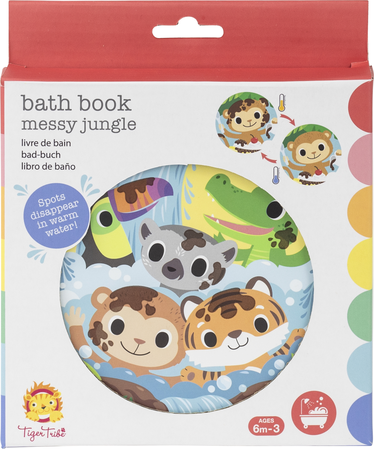 Bath Book - Messy Jungle