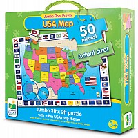 Jumbo Floor Puzzles - USA Map