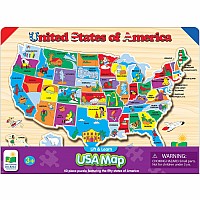 Lift & Learn USA Map Puzzle