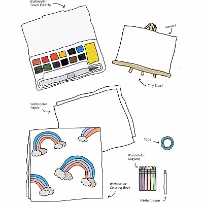 Tiny Easel Traveler Box