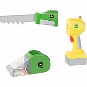 John Deere Kids 2-In-1 Power Tool With Saw And Vacuum