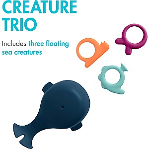 Chomp Hungry Whale Bath Toy – Navy