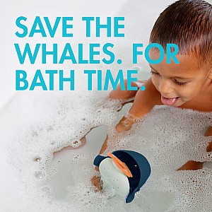 Chomp Hungry Whale Bath Toy – Navy