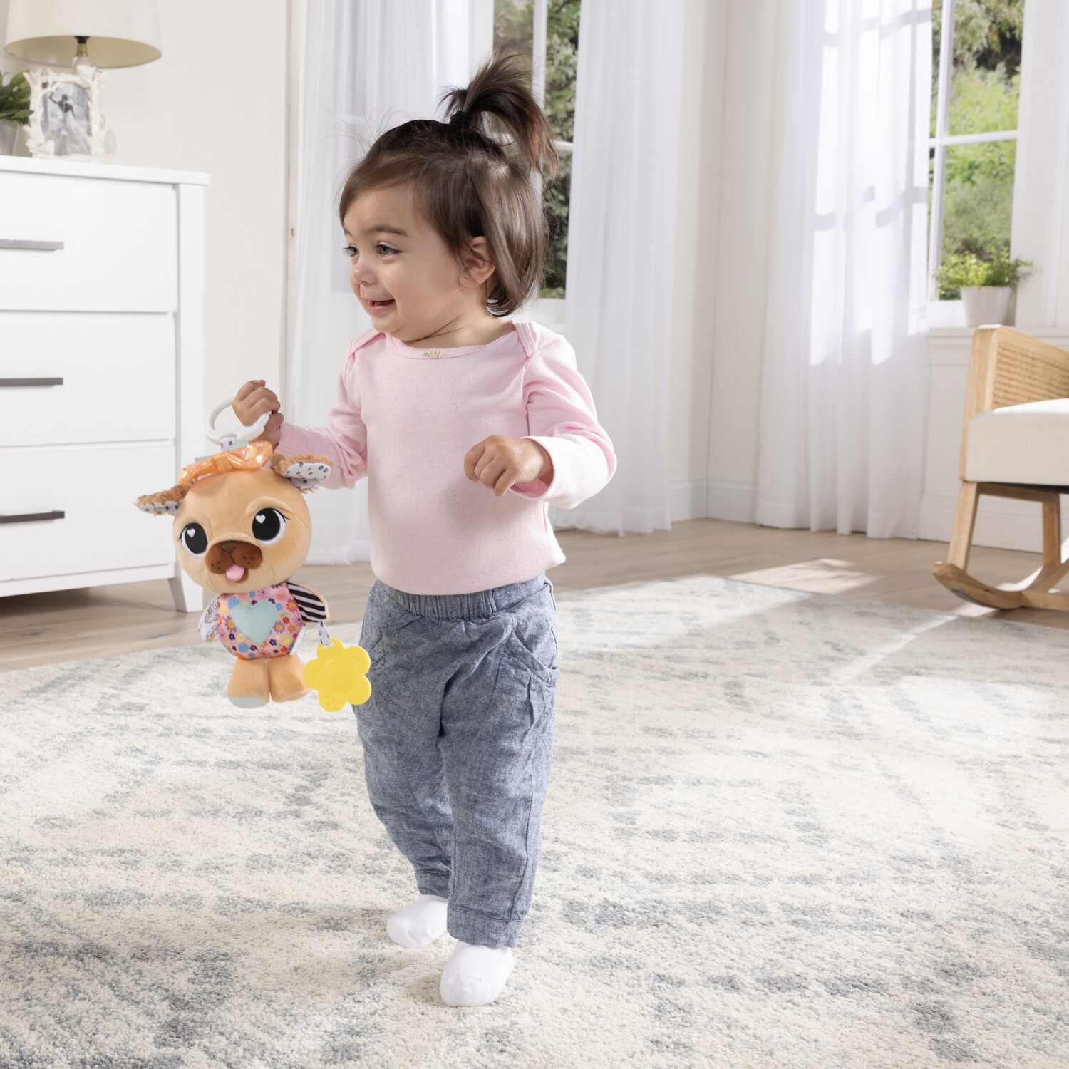 Lamaze Lovey the Pug Clip and Go