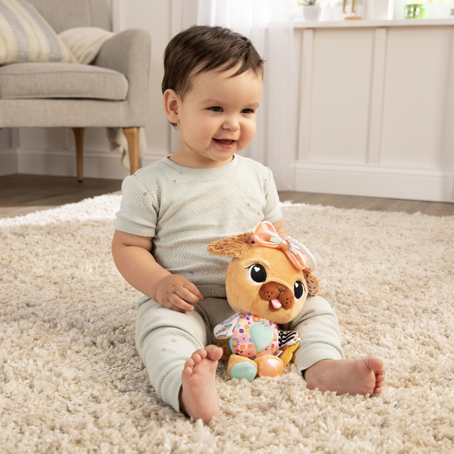 Lamaze Lovey the Pug Clip and Go