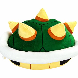 Club Mocchi- Mocchi- Super Mario Bowser Shell Mega Plush Toy, 15 inch