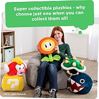 Club Mocchi- Mocchi- Super Mario ? Block Mega Plush Toy, 15 inch