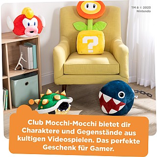 Club Mocchi- Mocchi- Super Mario ? Block Mega Plush Toy, 15 inch