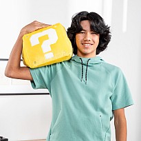 Club Mocchi- Mocchi- Super Mario ? Block Mega Plush Toy, 15 inch