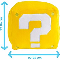 Club Mocchi- Mocchi- Super Mario ? Block Mega Plush Toy, 15 inch