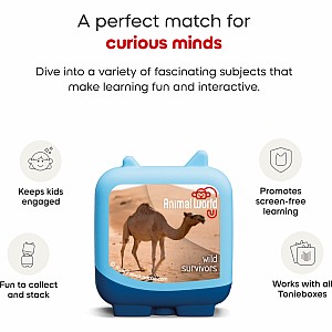 Clever Tonies Set: Animal World: Wild Survivors
