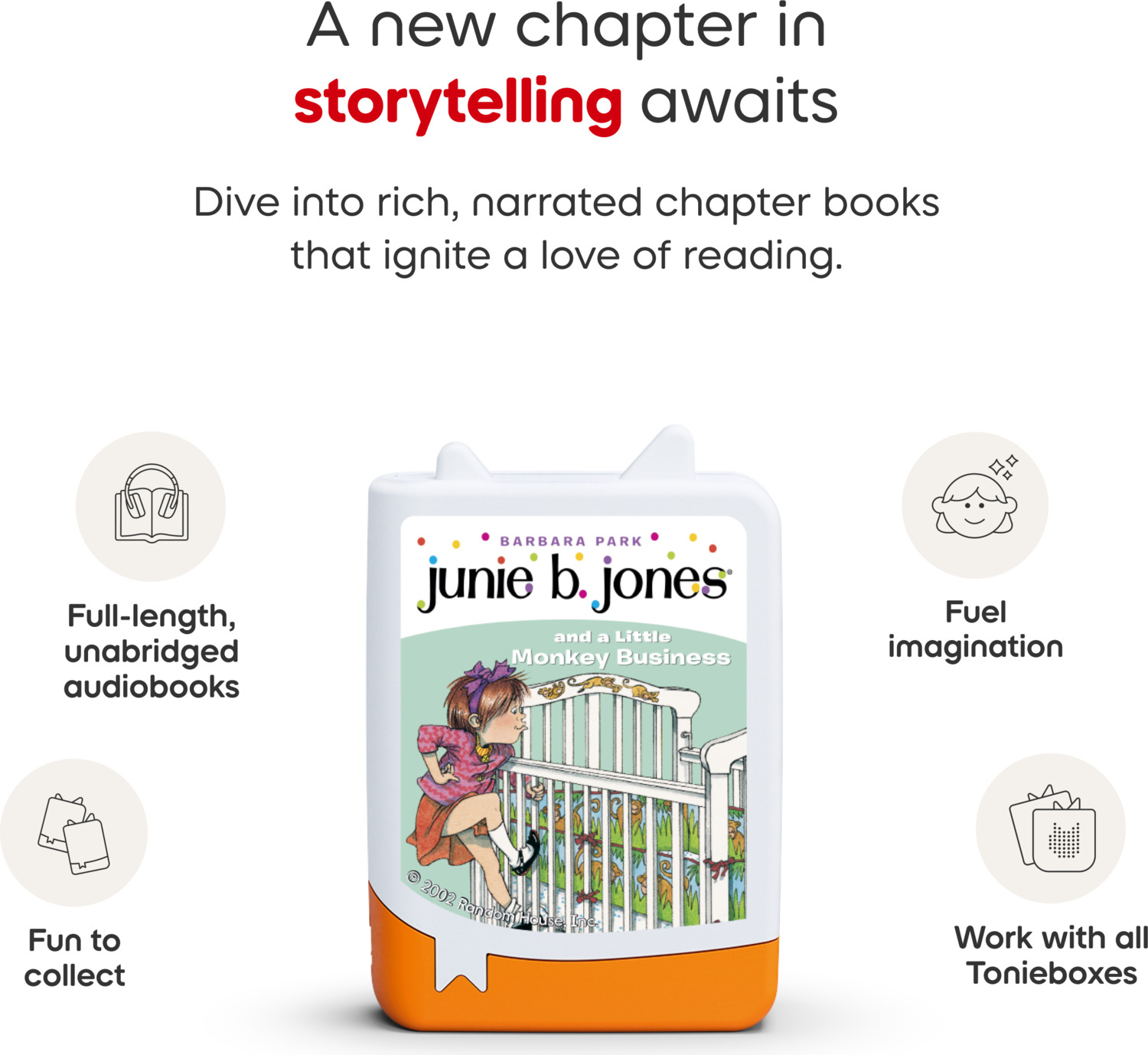 Junie B. Jones Audiobook Tonies - 4 Pack