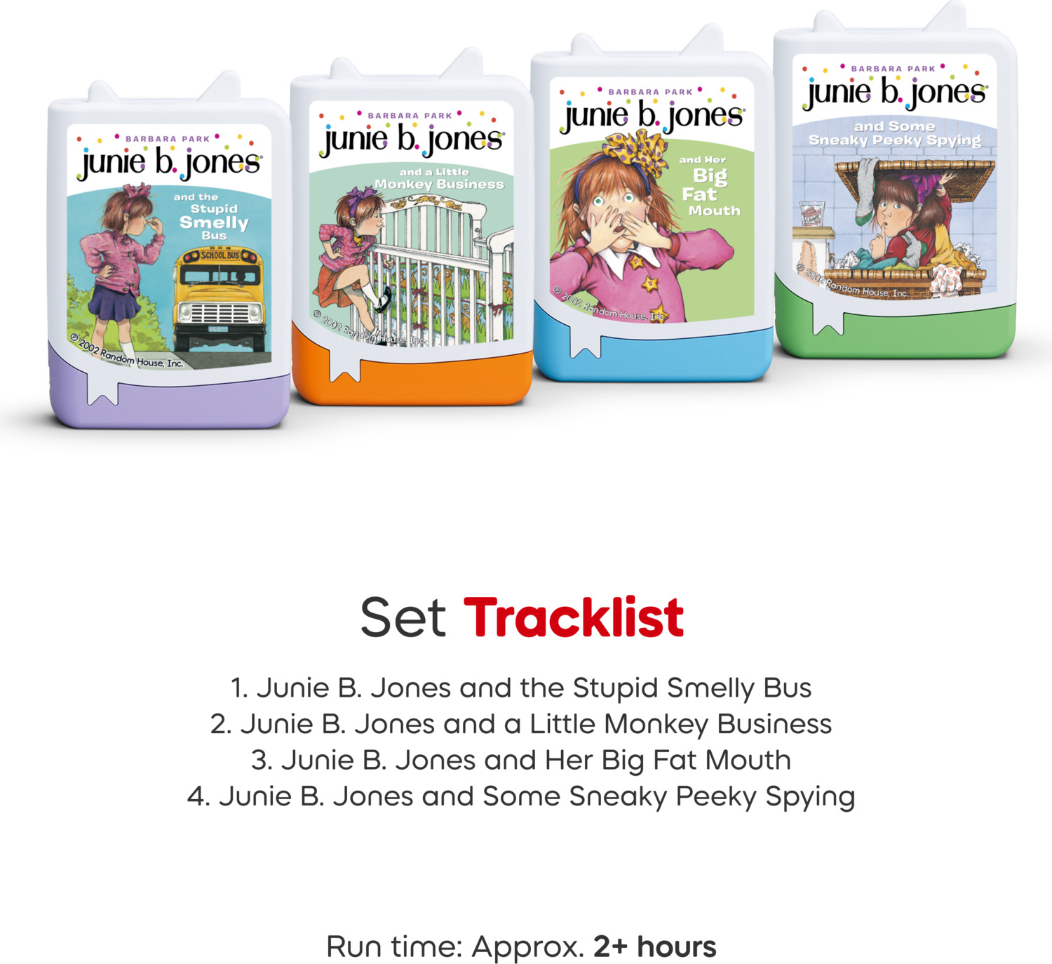 Junie B. Jones Audiobook Tonies - 4 Pack