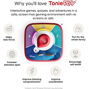 Disney Quiz Kingdom Tonieplay Controller + Game Set