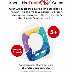 Disney Quiz Kingdom Tonieplay Controller + Game Set
