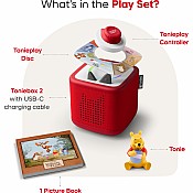 Disney Winnie the Pooh Toniebox 2 Full Play Set - Sunset Red