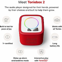 Disney Winnie the Pooh Toniebox 2 Full Play Set - Sunset Red