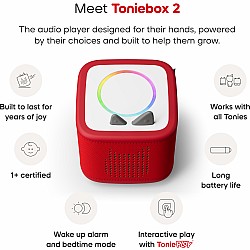 Disney Winnie the Pooh Toniebox 2 Full Play Set - Sunset Red