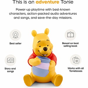 Disney Winnie the Pooh Toniebox 2 Full Play Set - Sunset Red