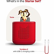 Playtime Puppy Toniebox 2 Starter Set - Sunset Red