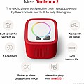 Tonies Playtime Puppy Toniebox 2 Starter Set - Sunset Red