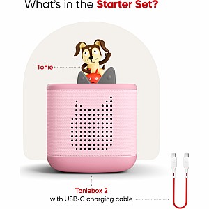 Playtime Puppy Toniebox 2 Starter Set - Cloud Pink
