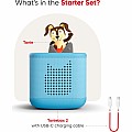 Tonies Playtime Puppy Toniebox 2 Starter Set - Sky Blue