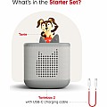 Tonies Playtime Puppy Toniebox 2 Starter Set - Moon Gray