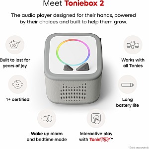 Playtime Puppy Toniebox 2 Starter Set - Moon Gray