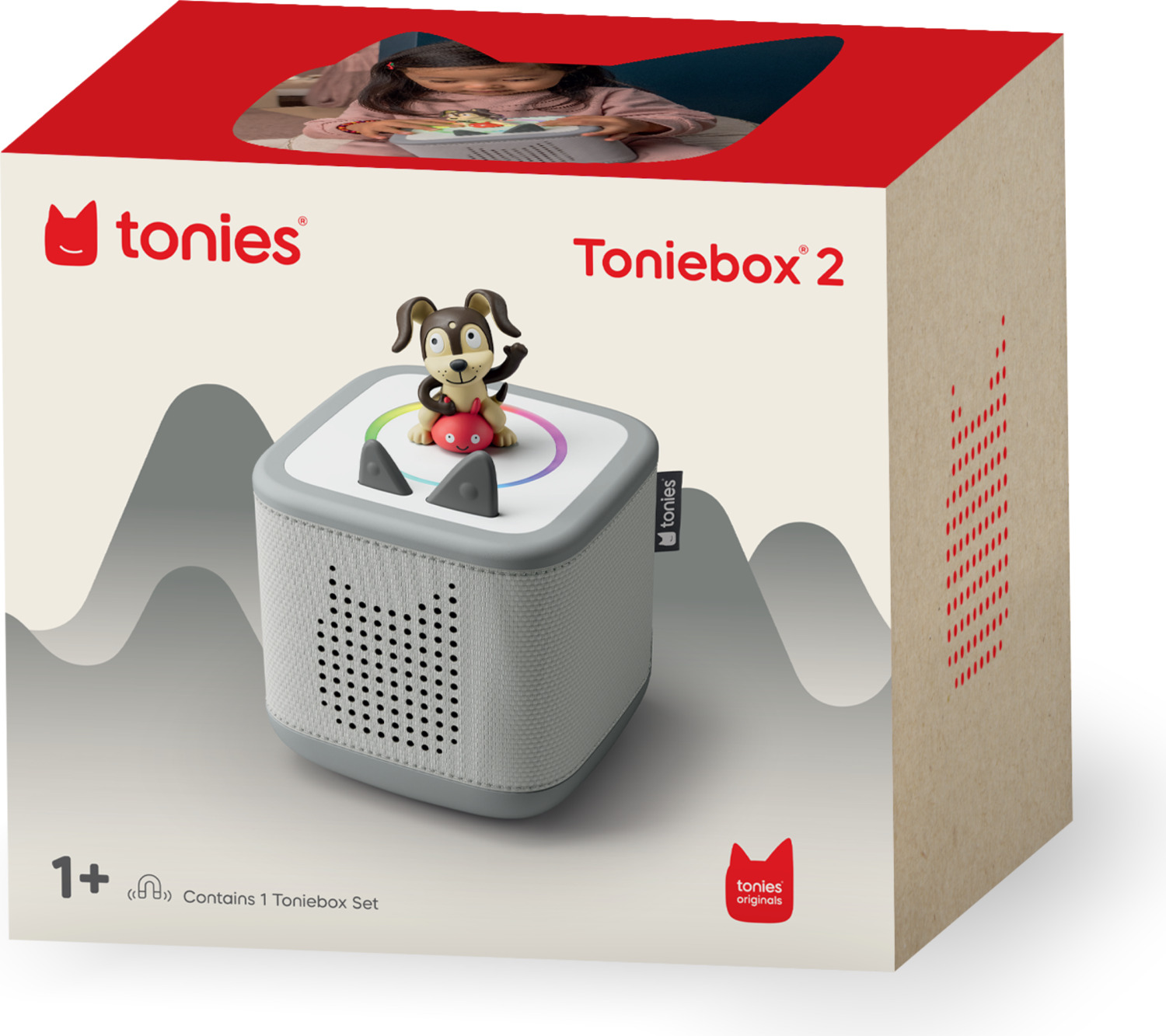 Playtime Puppy Toniebox 2 Starter Set - Moon Gray