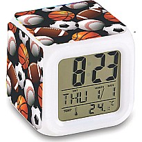 Navy Sports Color Changing Alarm Clock