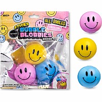 Sticky Bubble Blobbies - Happy Faces