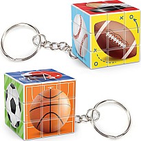 Cube-Dini Mini Keychain - Sports