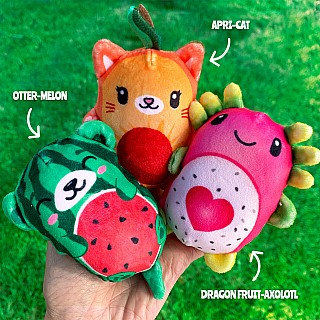 Bubble Stuffed Squishy Friends - Fruit Mashup Edition